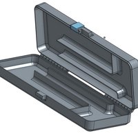 Small Fox shock pump case 3D Printing 58182
