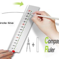 Small Ruler+Compass 3D Printing 58748