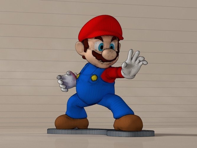 High-Res Super Mario 3D Print 58920