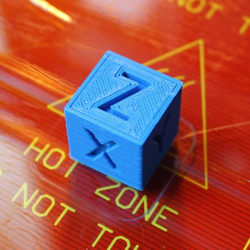 XYZ 20mm Calibration Cube 3D Print 58996
