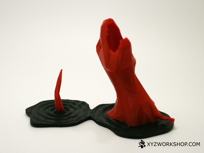 Sinking T-Rex Pen Holder (Low Poly) 3D Print 5900