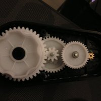 Small PowerWheels gearbox. 3D Printing 59308