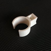 Small Torch Flashlight clip 3D Printing 59312