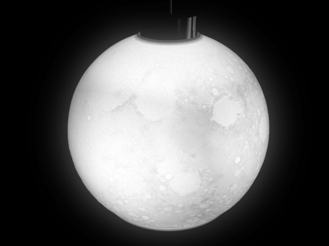 Moon Lamp 3D Print 59335