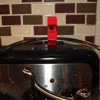 Small Stovetop Hot Lid Holder 3D Printing 59476