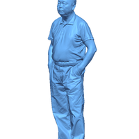 Small Mr. Hung standing 190mm 3D Printing 59692