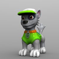 Small Rocky Dog  Paw Patrol  3D Printing 59822