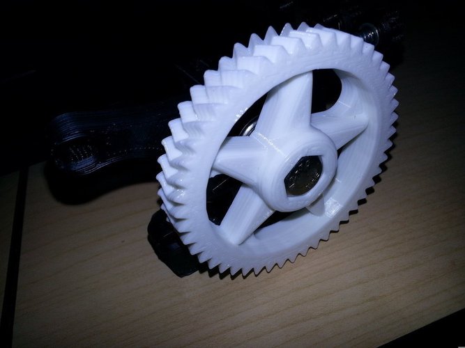 5 Spoke Gregs Wade Herringbone Big gear Mod 3D Print 59858
