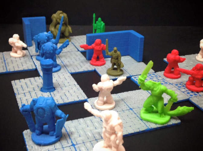 Pocket-Tactics: War of the Sundered Realms (Tile Preview) 3D Print 60781