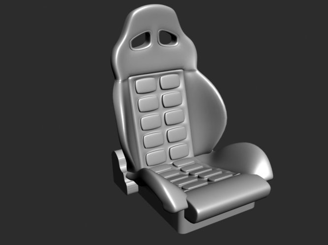 Modern Performance Automobile Seat (MP-3) Mult Recline Angels 3D Print 60989