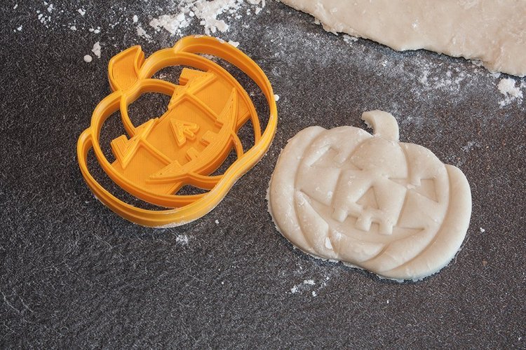 Halloween pumpkin cookies cutter 3D Print 61099