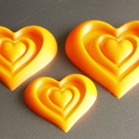 Small Synergy of Love Heart Motif 3D Printing 61188