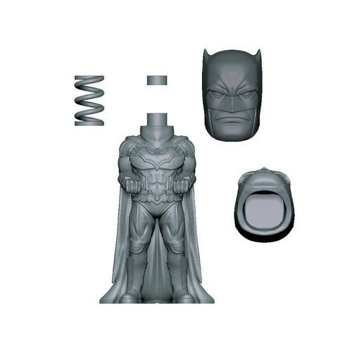 BATMAN BOBBLEHEAD 3D Print 61320 BATMAN BOBBLEHEAD 3D Print 61320