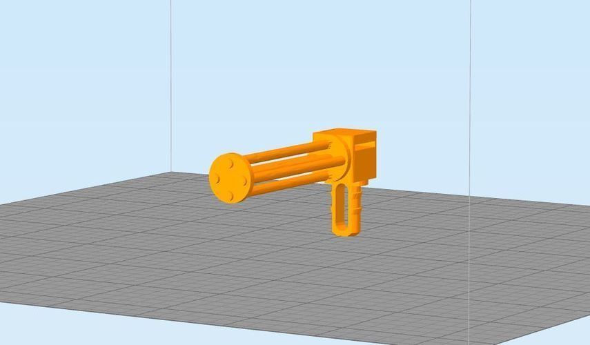 Open RC Gatlin Gun 3D Print 61455
