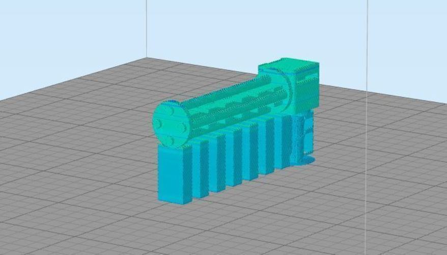 Open RC Gatlin Gun 3D Print 61456