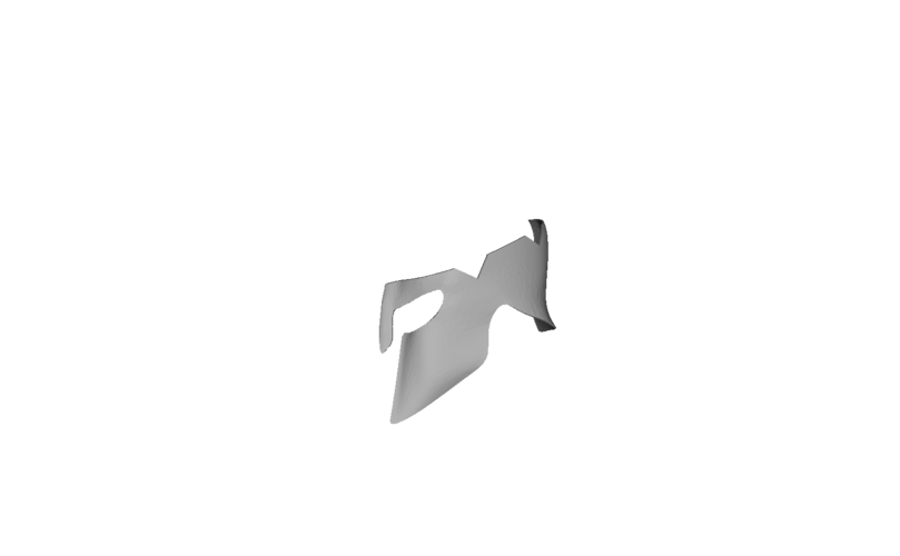 Spartan Helmet - quarter split 3D Print 61630