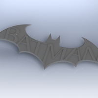 Small Batman Arkham City Logo V1 3D Printing 617