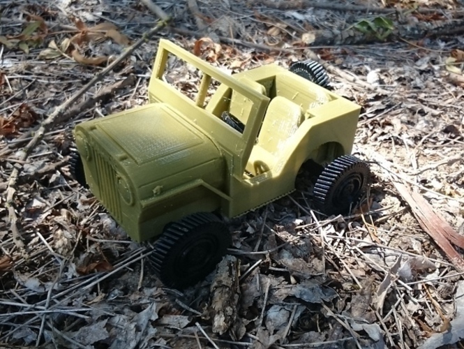 Willys Jeep 3D Print 61996