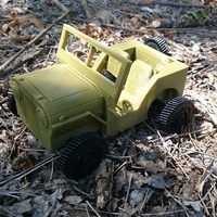 Small Willys Jeep 3D Printing 61996