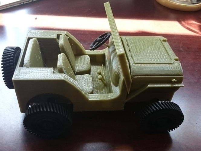 Willys Jeep 3D Print 61997