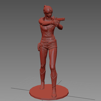 Small Claire Redfield - Resident Evil - Pose02 3D Printing 62354