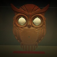 Small OWL CLOCK with moving eyes 3D Printing 62361