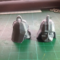 Small Darth Vader Head Keychain 3D Printing 62466