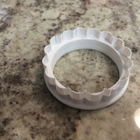 Small Scallop Cookie Cutter 3D Printing 62578