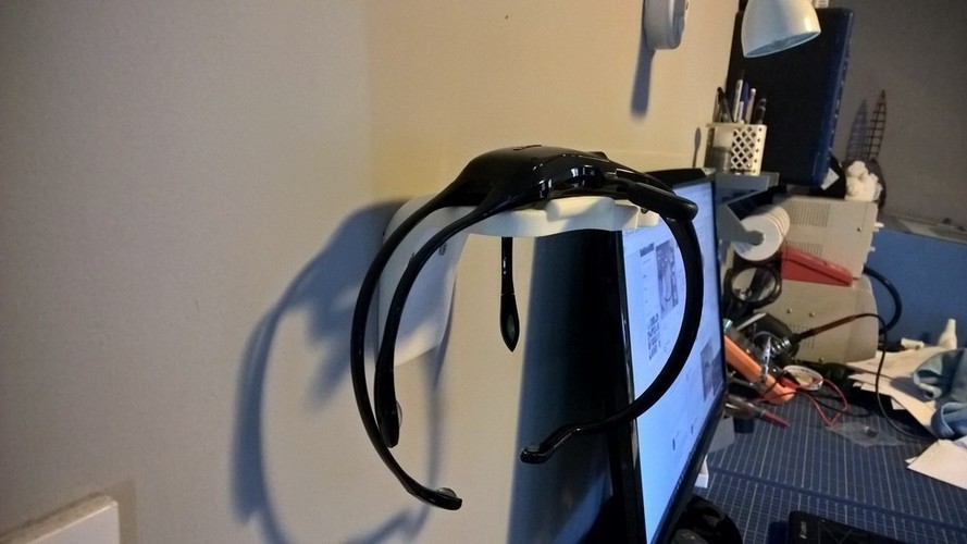 Emotiv Insight (EEG headset) wall mounted stand 3D Print 62664