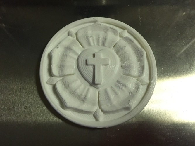 Martin Luther's Seal (The Luther Rose) 3D Print 62795