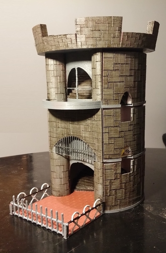 Dice Tower and Storage 3D Print 62825