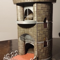 Small Dice Tower and Storage 3D Printing 62825