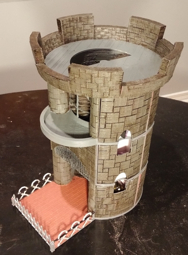 Dice Tower and Storage 3D Print 62826