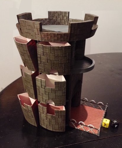 Dice Tower and Storage 3D Print 62828