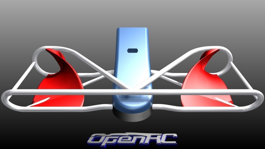 OpenRC F1 Car Front Bumper v1 3D Print 62990