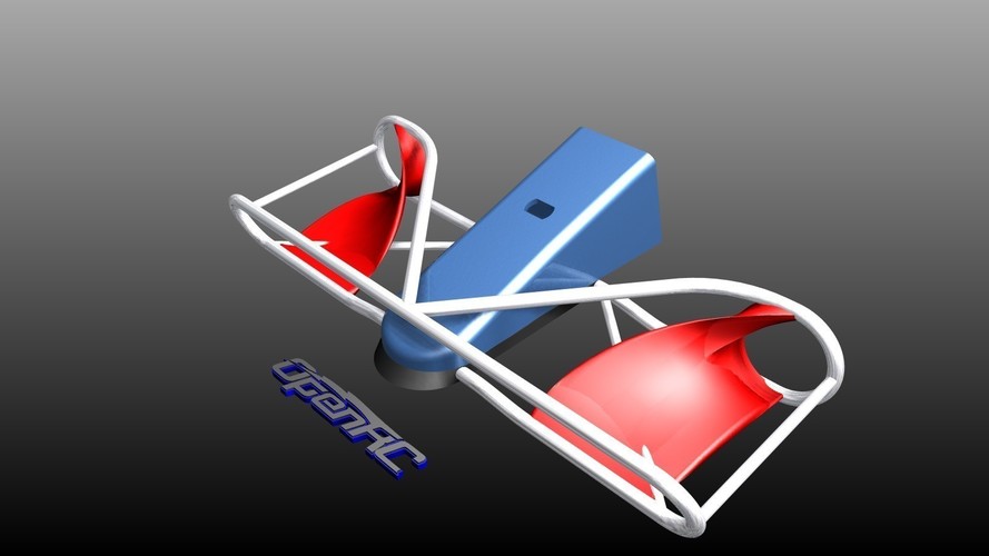 OpenRC F1 Car Front Bumper v1 3D Print 62992