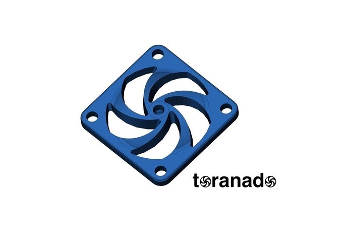 Toranado 30x30mm 12VDC Cooling Fan Cover 3D Print 63280