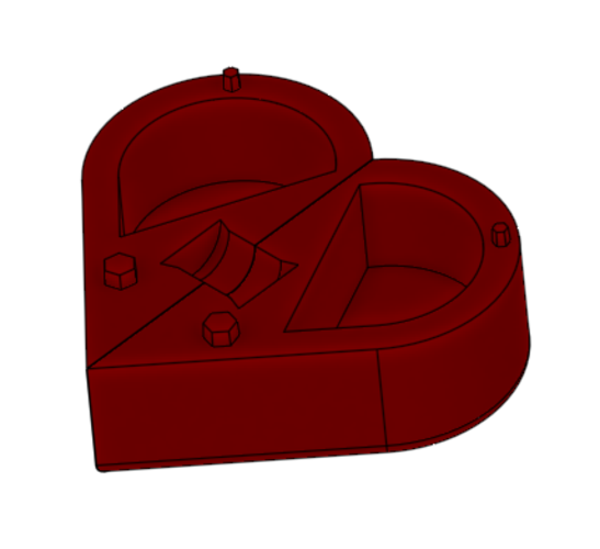 Heart Shaped Box 3D Print 63357