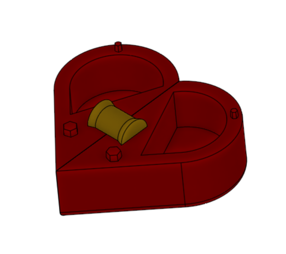 Heart Shaped Box 3D Print 63358