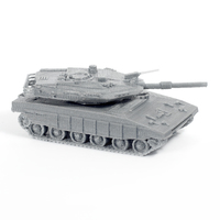 Small Merkava Tank Simple Model Kit 3D Printing 63590