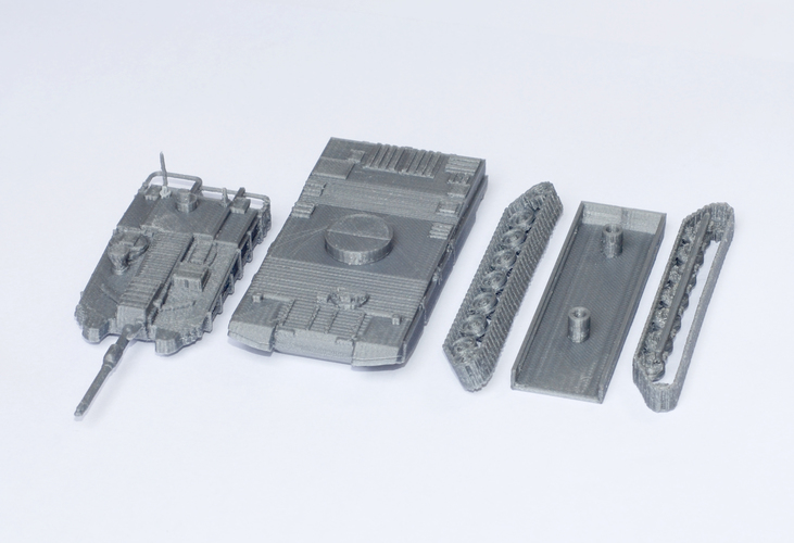 K2 Black Panther Tank Simple Model Kit 3D Print 63612