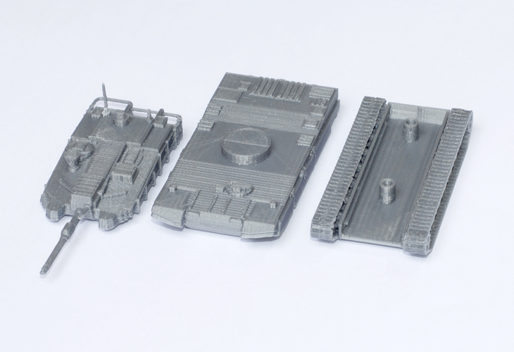 K2 Black Panther Tank Simple Model Kit 3D Print 63613
