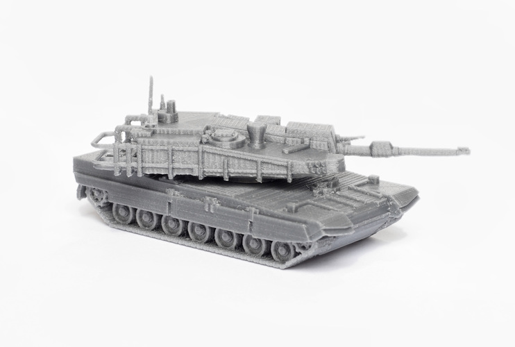 K2 Black Panther Tank Simple Model Kit 3D Print 63621