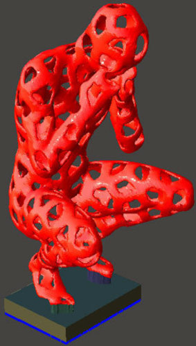 Voronoi Experiment No.5 3D Print 63677