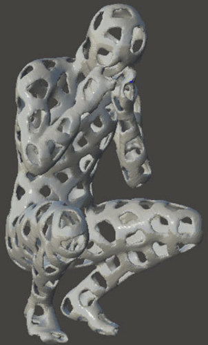Voronoi Experiment No.5 3D Print 63679