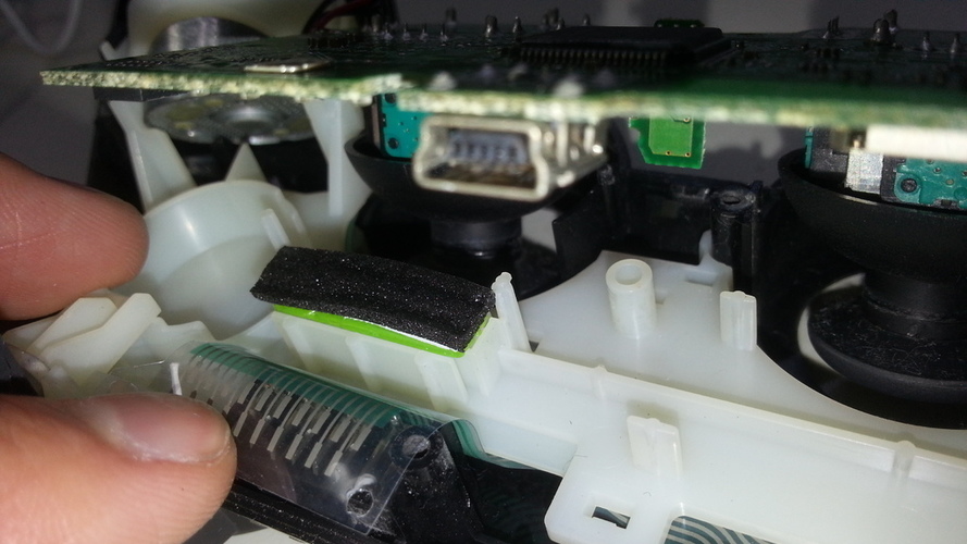 PS3 game consoles repair parts /  connector pad 3D Print 64419