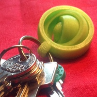Small gyroscopic keychain 3D Printing 64488