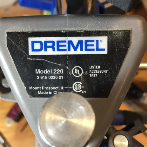 Mini Drill Press, Dremel Press Adapter 3D Print 64497