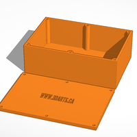 Small enclosure_box_120x80x40mm 3D Printing 64595