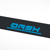 Small Dash Cryptocurrency Desk sign! (Dash Coin) 3D Printing 64719